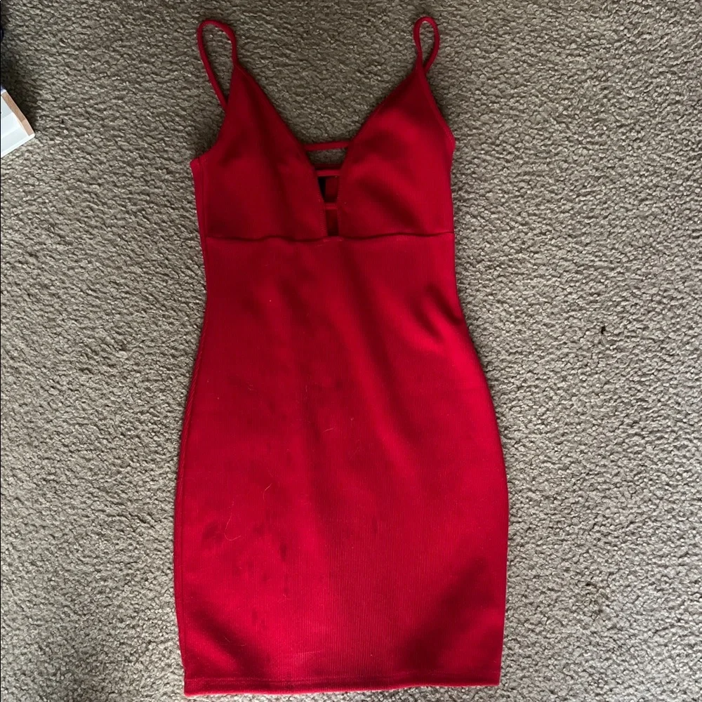 Red Bodycon Dress - Picture 1 of 1